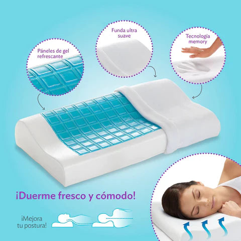 Almohada Ortopédica con Gel.