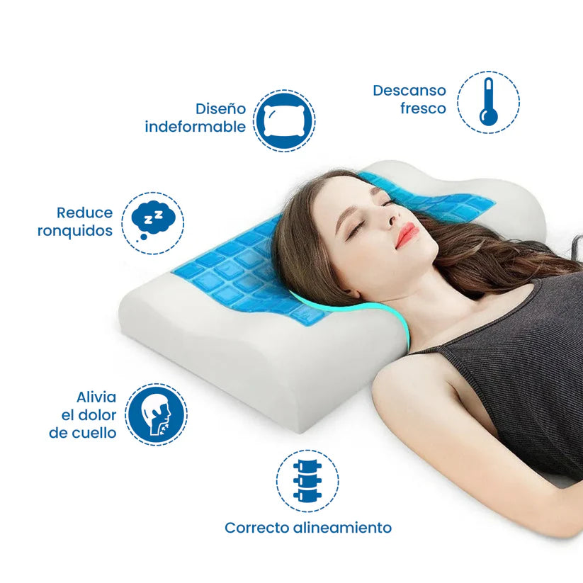 Almohada Ortopédica con Gel.